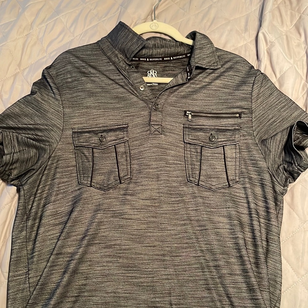 Rock & Republic Mens Polo  XL